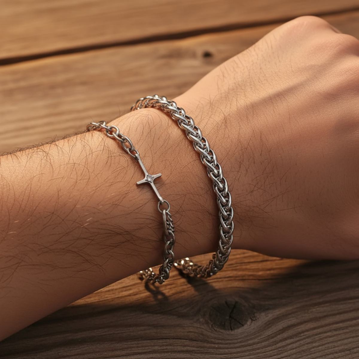 ASTRYX CROSS LINK BRACELET SET