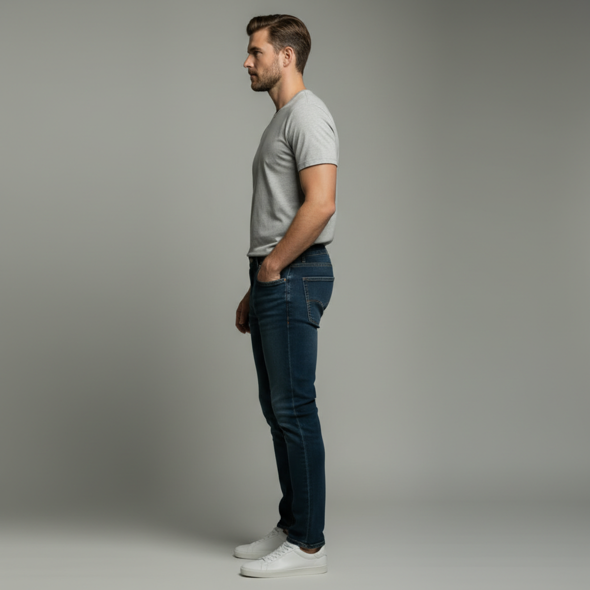 DRAKO | Slim Denim – Dark Wash